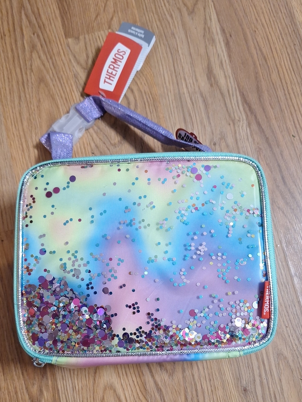 Thermos Lunchbox with Funfetti glitter design